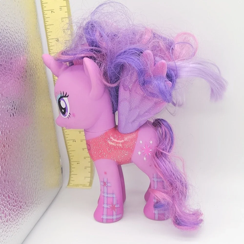 My Little Pony Twilight Sparkle Glitter Unicorn MLP G4 W Brushable 6